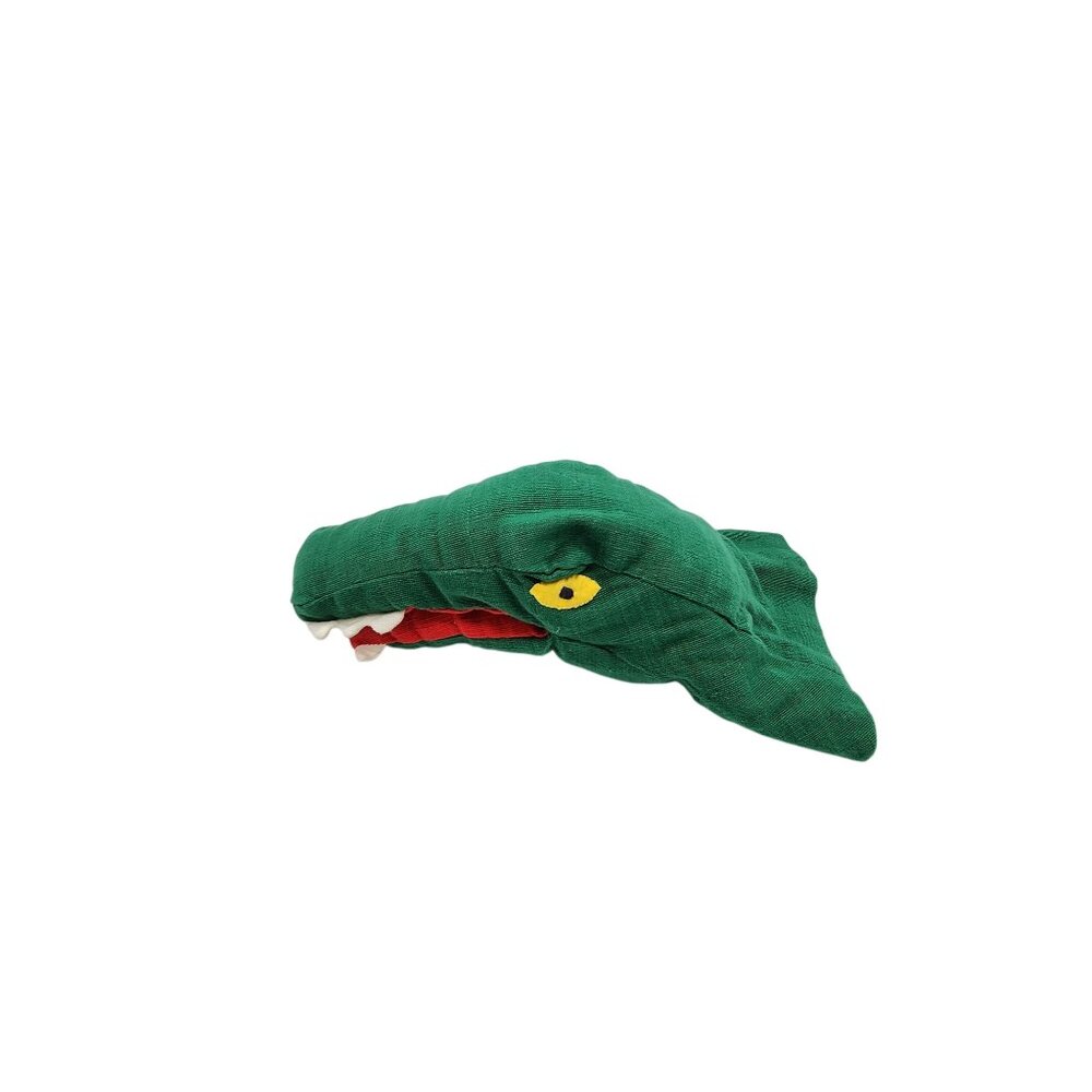Vintage Barbara Samsoni Hand Woven Alligator Puppet